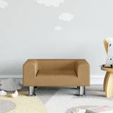 VidaXL Brun Siddemøbler vidaXL sofa til børn 50x40x26,5 fløjl brun