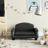 Hvid - Kunstlæder Børneværelse vidaXL sofa til børn 50x40x30 kunstlæder sort
