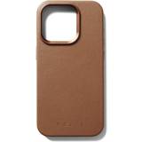 Mujjo Grøn Mobiltilbehør Mujjo Full Leather Case for iPhone 15 Pro