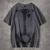 Batik T-shirts & Toppe Shein Guys Skeleton Print Tee