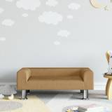 VidaXL Brun Siddemøbler vidaXL sofa til børn 70x45x26,5 fløjl brun