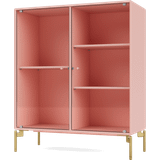 Pink Vitrineskabe Montana Furniture Ripple II Ruby Vitrineskab 69.6x82.2cm