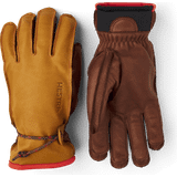26 - Skind Tøj Hestra Wakayama 5-Finger Ski Gloves - Cork/Brown