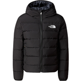 The North Face Dunjakker The North Face Girl's Reversible North Down Hooded Jacket - Black (NF0A84N6-JK3)
