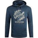 Weird Fish Bryant Graphic Pop Over Hoodie Federal Blue