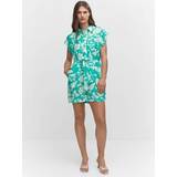 Mango S Jumpsuits & Overalls Mango Women's Tie Detail Floral-Print Jumpsuit Turquoise Turquoise