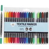 Kuglepenne Creativ Company Textile Markers 20-pack