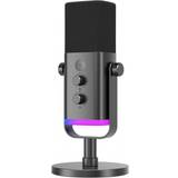 Usb mikrofon Fifine AMPLIGAME AM8 RGB USB/XLR Mikrofon Dynamisk Mikrofon Sort