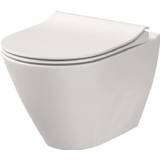 Toiletter & WC på tilbud CERSANIT Hængeskål City Oval rimless m/s.c. sæde [Levering: 1-2 dage.]
