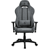 Justerbar siddehøjde - PU læder Gamer stole Arozzi Torretta SoftFabric Gaming Chair Ash [Levering: 4-5 dage]