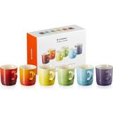 Le Creuset Kaffekopper Le Creuset Rainbow sæt kaffekrus Kop 6stk