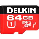 Delkin 64 GB Hukommelseskort & USB Stik Delkin Hyperspeed Microsdhc Memory Card 64Gb