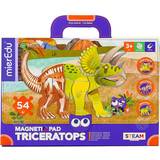 Legetøj mierEdu mierEdu Magnetisk legetavle/puslespil Triceratops
