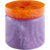 Jonathan Adler Blå Brugskunst Jonathan Adler Mustique Box Orange/Purple Dekorationsfigur