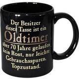 Timere Kopper & Krus Close Up Oldtimer Tasse 70 Jahre gelaufen Cup