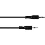 Omnitronic 3,5 mm kabler - Sort Omnitronic Jack cable 1.5m bk 1.5m