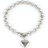 Bismarck Armbånd Shein Stainless Steel Heart Bracelet For Women Fashion Love Heart Charms Bracelet Jewelry