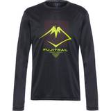 Asics Gul Overdele Asics Fujitrail Logo Long Sleeve T-shirt Black Man