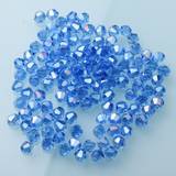 Hobbymaterialer Shein 120pcs/pack 0.4mm Glass Faceted Beads For Diy Jewelry Making