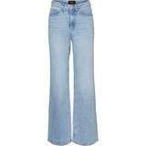 Blå Tøj Vero Moda Tessa High Waist Jeans - Blue/Light Blue Denim