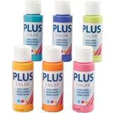 Farver Plus Craft Paint Colourful 6x60ml
