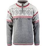 Dale of Norway Vail Sweater - Smoke/Raspberry/Off White