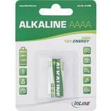 InLine Batterier Batterier & Opladere InLine 01298, Engangsbatteri, AAAA, Alkali. [Levering: 14-21 dage]