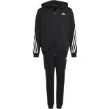 adidas Boy's 3-Stripes Tracksuit - Black/White
