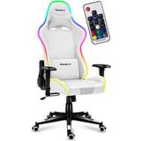 Hvid Gamer stole Huzaro Force 6.2 White RGB armchair [Levering: 4-5 dage]