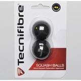 Tecnifibre Squashbolde Tecnifibre Double Yellow Dot Squash Balls Clear 2 Balls