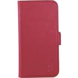 Gear Rød Covers med kortholder Gear iPhone 15 pungetui rød