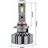 Teknikproffset Lyskilder Teknikproffset LED-conversion G9 9006 30W 6000 LM