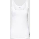 Polo Ralph Lauren Bomuld - Dame Toppe Polo Ralph Lauren Cotton Slub Undershirt Women - White/Cloud