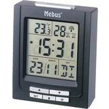 Vækkeure Mebus Radio kontrolleret vækkeur med kalender og termometer