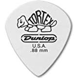 Hvid Plekter Dunlop Jim 478P.88 Tortex White Jazz III, .88mm, 12/Player's Pack