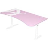 Gaming bord Arozzi Arena Fratello Desk - White Pink