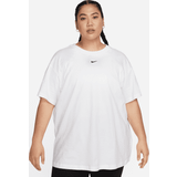 Nike Sportswear Essential-T-shirt til kvinder plus hvid 1X