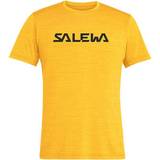 56 - Elastan/Lycra/Spandex - Gul Overdele Salewa Puez Hybrid Dry S/S Tee Sport shirt 50, yellow