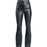 Dame - Polyamid Jeans Dr. Denim Moxy Flare Jeans - Black