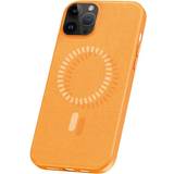 Baseus iPhone 15 Pro Cover Fauxther Series MagSafe Orange