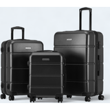 Velegnet som håndbagage Kuffertsæt JourneyLife Travel Pro Kuffert - Sort, Sæt (3 stk)