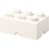Lego Hvid Opbevaring Lego Storage Opbevaringsboks 6 Knopper 37,5x25x18