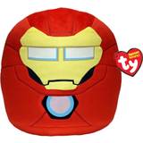 Iron Man - Tyggelegetøj Tøjdyr TY Marvel Avengers Iron Man Squish A Boo 36cm