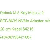 U.2 nvme DeLock m.2 key u.2 sff-8639 nvme