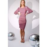 Firkantet - Pink - Prikkede Tøj Noella Catalina Dress Pink