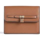 Guld Kortholdere Michael Kors MK Hamilton Legacy Small Leather Card Case - Luggage Brown