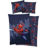 Superhelt Tekstiler Licens Spiderman Junior sengetøj 100x140 Flying 2