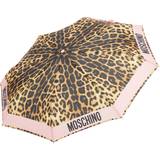 Brun Paraplyer Moschino Openclose Umbrella Leopard