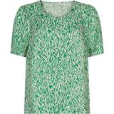 Blomstrede - Dame - Grøn Bluser IN FRONT Shona Bluse, Farve: Grass, Størrelse: XXL, Dame