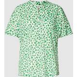Marc O'Polo Dame - Grøn T-shirts & Toppe Marc O'Polo Damen Bluse Kurzarm grün